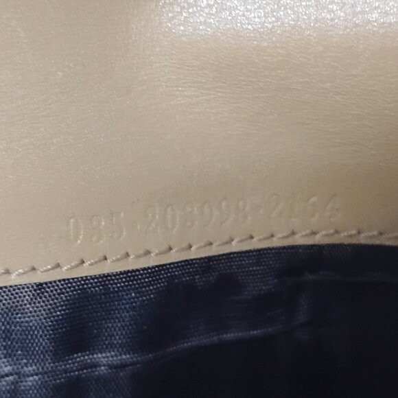 ❤️Vintage GUCCI Distressed All Leather Clutch 6 Id Checkbook Wallet - Picture 8 of 8